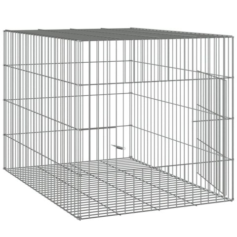 Klatka dla królika, 78x54x54 cm, galwanizowane żelazo Klatka dla królika, 78x54x54 cm, galwanizowane żelazo
