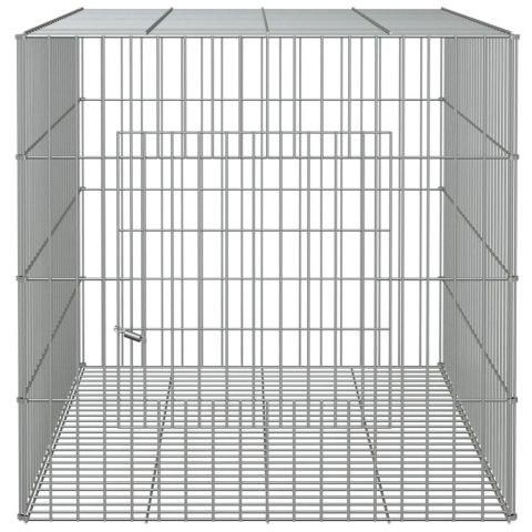 Klatka dla królika, 78x54x54 cm, galwanizowane żelazo Klatka dla królika, 78x54x54 cm, galwanizowane żelazo