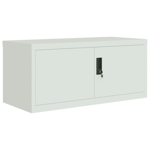 Szafa na dokumenty, jasnoszara, 90x40x130 cm, stalowa Szafa na dokumenty, jasnoszara, 90x40x130 cm, stalowa