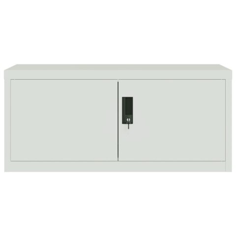 Szafa na dokumenty, jasnoszara, 90x40x130 cm, stalowa Szafa na dokumenty, jasnoszara, 90x40x130 cm, stalowa