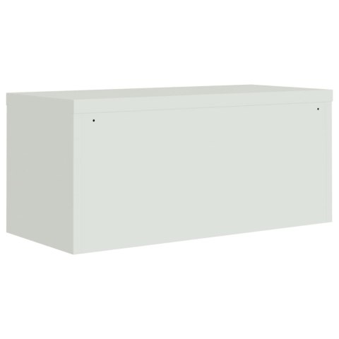 Szafa na dokumenty, jasnoszara, 90x40x130 cm, stalowa Szafa na dokumenty, jasnoszara, 90x40x130 cm, stalowa