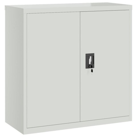 Szafa na dokumenty, jasnoszara, 90x40x130 cm, stalowa Szafa na dokumenty, jasnoszara, 90x40x130 cm, stalowa