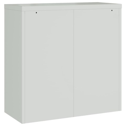 Szafa na dokumenty, jasnoszara, 90x40x130 cm, stalowa Szafa na dokumenty, jasnoszara, 90x40x130 cm, stalowa