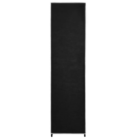 Szafa z 4 przegrodami, czarna, 175 x 45 x 170 cm Szafa z 4 przegrodami, czarna, 175 x 45 x 170 cm