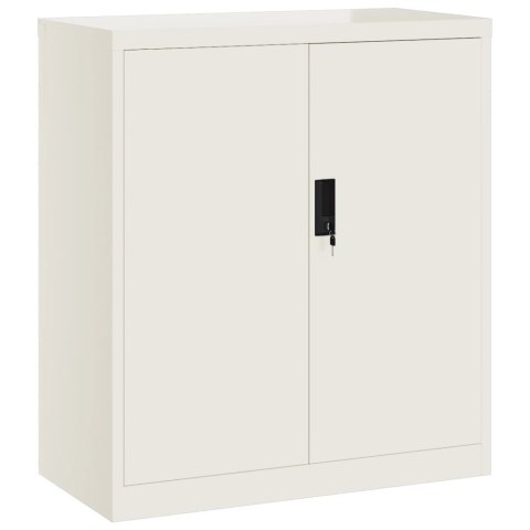 Szafa na dokumenty, biała, 79x40x90 cm, stalowa Szafa na dokumenty, biała, 79x40x90 cm, stalowa