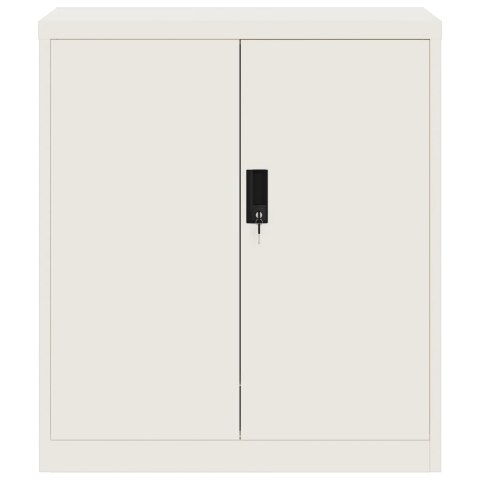 Szafa na dokumenty, biała, 79x40x90 cm, stalowa Szafa na dokumenty, biała, 79x40x90 cm, stalowa
