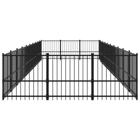Kojec zewnętrzny dla psa, stalowy, 28,23 m² Kojec zewnętrzny dla psa, stalowy, 28,23 m²