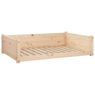 VidaXL Legowisko dla psa, 105,5x75,5x28 cm, lite drewno sosnowe