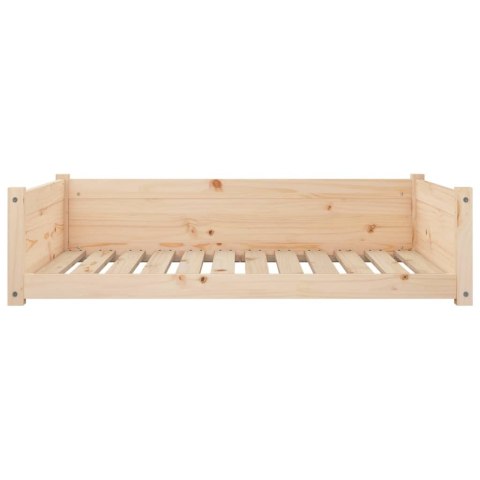  Legowisko dla psa, 105,5x75,5x28 cm, lite drewno sosnowe