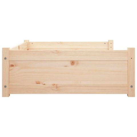  Legowisko dla psa, 105,5x75,5x28 cm, lite drewno sosnowe