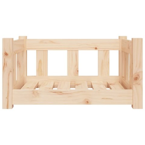  Legowisko dla psa, 55,5x45,5x28 cm, lite drewno sosnowe