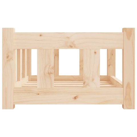  Legowisko dla psa, 55,5x45,5x28 cm, lite drewno sosnowe