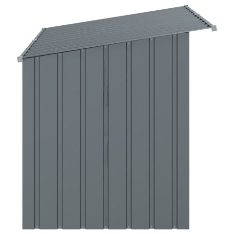 Buda dla psa, z dachem, antracytowa, 153x91x110 cm, stal Buda dla psa, z dachem, antracytowa, 153x91x110 cm, stal