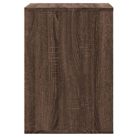 Komoda, brązowy dąb, 60x41x58 cm, materiał drewnopochodny Komoda, brązowy dąb, 60x41x58 cm, materiał drewnopochodny