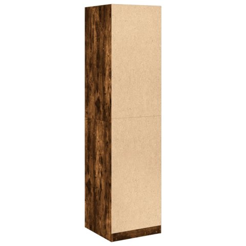 Szafa, przydymiony dąb, 50x50x200 cm, materiał drewnopochodny Szafa, przydymiony dąb, 50x50x200 cm, materiał drewnopochodny