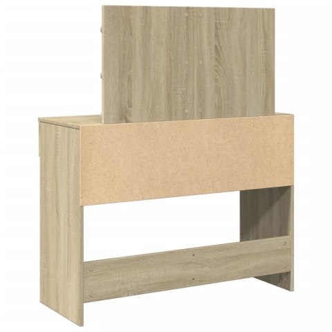 Toaletka z oświetleniem LED, dąb sonoma, 100x40x120 cm Toaletka z oświetleniem LED, dąb sonoma, 100x40x120 cm