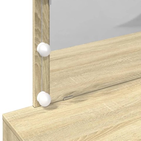 Toaletka z oświetleniem LED, dąb sonoma, 100x40x120 cm Toaletka z oświetleniem LED, dąb sonoma, 100x40x120 cm