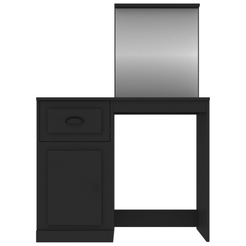 Toaletka z lustrem, czarna, 90x50x132,5 cm Toaletka z lustrem, czarna, 90x50x132,5 cm