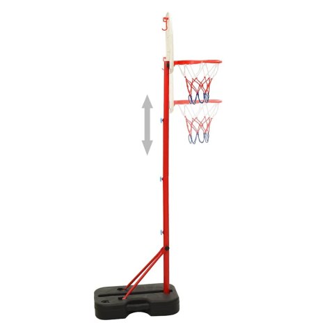 Zestaw do koszykówki, regulowany w zakresie 138,5-166 cm Zestaw do koszykówki, regulowany w zakresie 138,5-166 cm