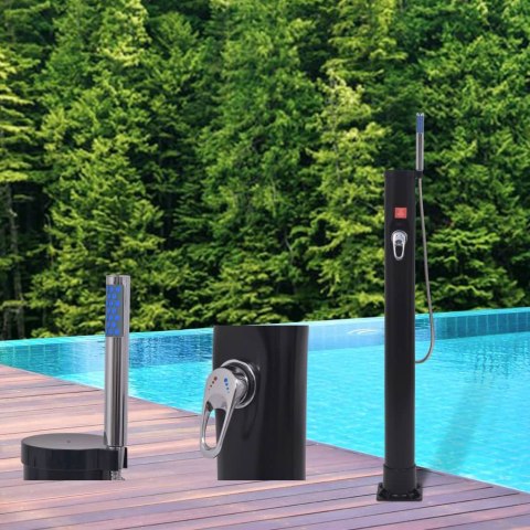 Prysznic solarny, 8 L, PVC i stal Prysznic solarny, 8 L, PVC i stal