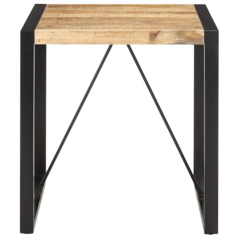 Stolik jadalniany, 70x70x75 cm, lite, surowe drewno mango Stolik jadalniany, 70x70x75 cm, lite, surowe drewno mango