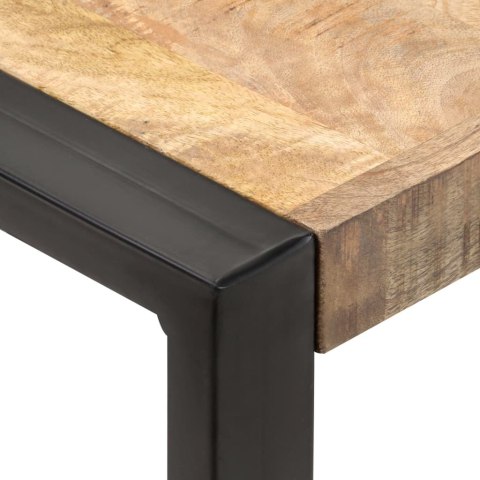 Stolik jadalniany, 70x70x75 cm, lite, surowe drewno mango Stolik jadalniany, 70x70x75 cm, lite, surowe drewno mango