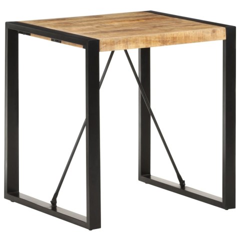Stolik jadalniany, 70x70x75 cm, lite, surowe drewno mango Stolik jadalniany, 70x70x75 cm, lite, surowe drewno mango