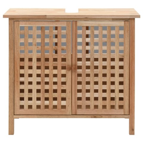  Szafka pod umywalkę z drewna orzecha włoskiego, 66 x 29 x 61 cm