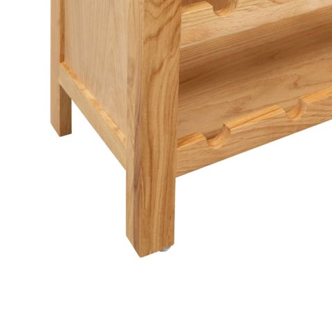 Szafka na wino, 72 x 32 x 90 cm, lite drewno dębowe Szafka na wino, 72 x 32 x 90 cm, lite drewno dębowe
