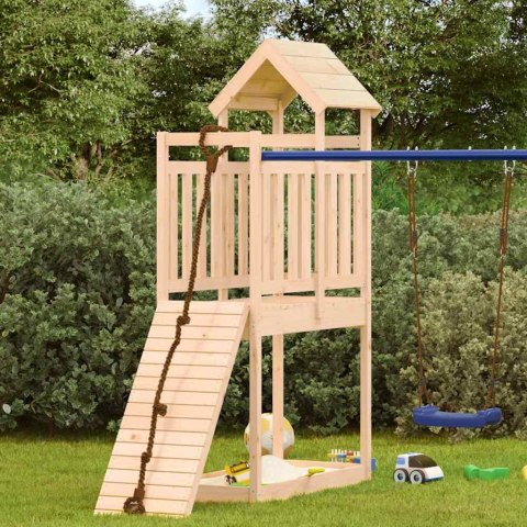 Domek do placu zabaw, 52,5x110,5x214 cm, drewno sosnowe Domek do placu zabaw, 52,5x110,5x214 cm, drewno sosnowe