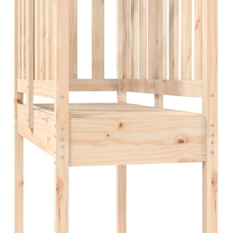 Domek do placu zabaw, 52,5x110,5x214 cm, drewno sosnowe Domek do placu zabaw, 52,5x110,5x214 cm, drewno sosnowe
