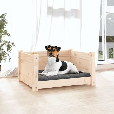 Legowisko dla psa, 55,5x45,5x28 cm, lite drewno sosnowe Legowisko dla psa, 55,5x45,5x28 cm, lite drewno sosnowe