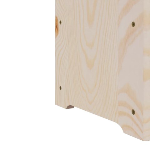 Stojak na wino, 43x25x37 cm, lite drewno sosnowe Stojak na wino, 43x25x37 cm, lite drewno sosnowe