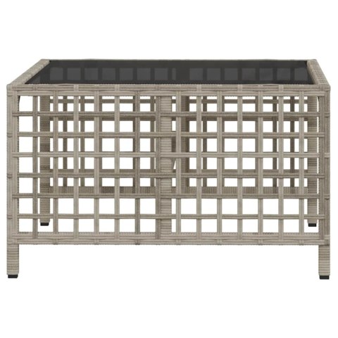 3-cz. narożna sofa ogrodowa z poduszkami, jasnoszara 3-cz. narożna sofa ogrodowa z poduszkami, jasnoszara
