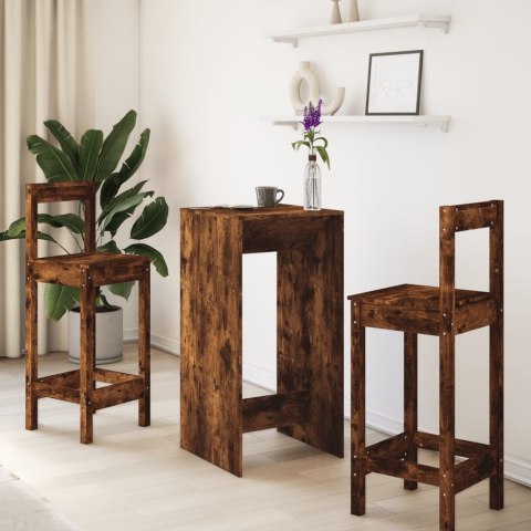 Stolik barowy, przydymiony dąb, 51x50x103,5 cm Stolik barowy, przydymiony dąb, 51x50x103,5 cm