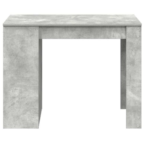 Biurko z szufladą i półką, szarość betonu, 102x62x77,5 cm Biurko z szufladą i półką, szarość betonu, 102x62x77,5 cm