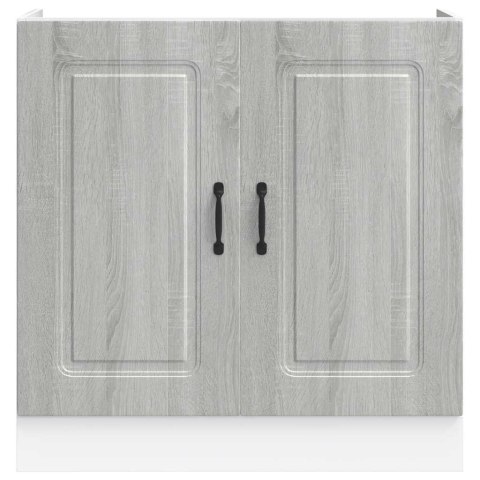 Szafka pod zlewozmywak, Kalmar, szary dąb sonoma, 80x46x81,5 cm Szafka pod zlewozmywak, Kalmar, szary dąb sonoma, 80x46x81,5 cm