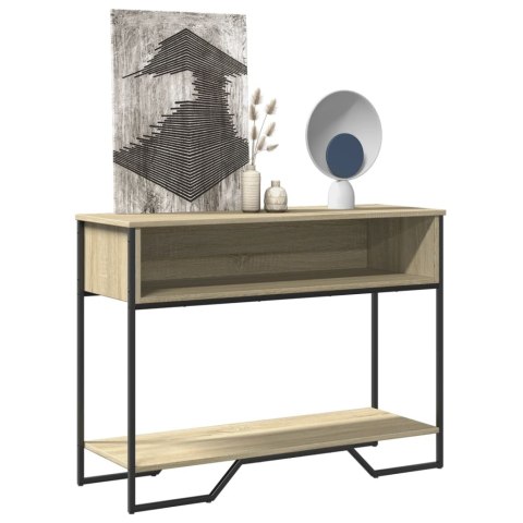 Stolik konsolowy, dąb sonoma, 100x35x74,5 cm Stolik konsolowy, dąb sonoma, 100x35x74,5 cm