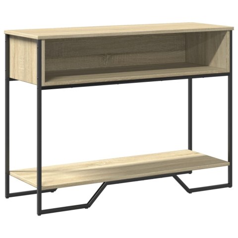 Stolik konsolowy, dąb sonoma, 100x35x74,5 cm Stolik konsolowy, dąb sonoma, 100x35x74,5 cm