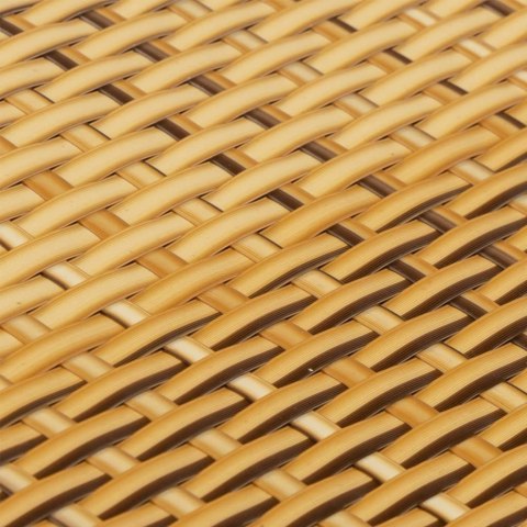Parawany balkonowe, 10 szt., jasnobrązowe, 255x19 cm, rattan PE Parawany balkonowe, 10 szt., jasnobrązowe, 255x19 cm, rattan PE