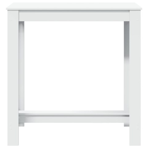 Stolik barowy, biały, 102x50x103,5 cm, materiał drewnopochodny Stolik barowy, biały, 102x50x103,5 cm, materiał drewnopochodny