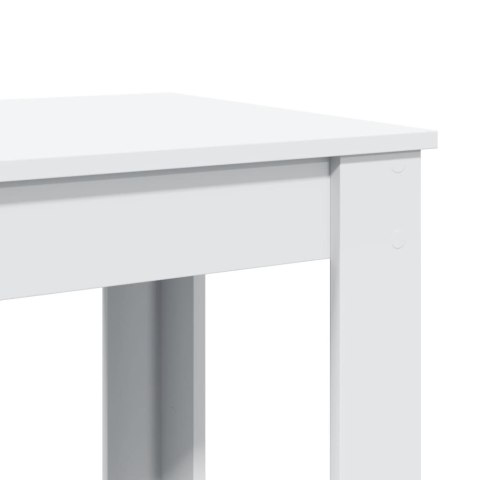 Stolik barowy, biały, 102x50x103,5 cm, materiał drewnopochodny Stolik barowy, biały, 102x50x103,5 cm, materiał drewnopochodny