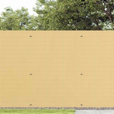  Ogrodzenie Ogrodowe Dwustronne Żółte 1,8x5 m PVC