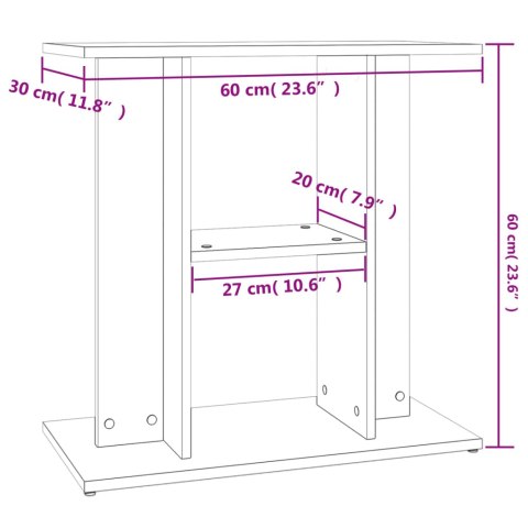 Szafka pod akwarium, czarna, 60x30x60 cm Szafka pod akwarium, czarna, 60x30x60 cm