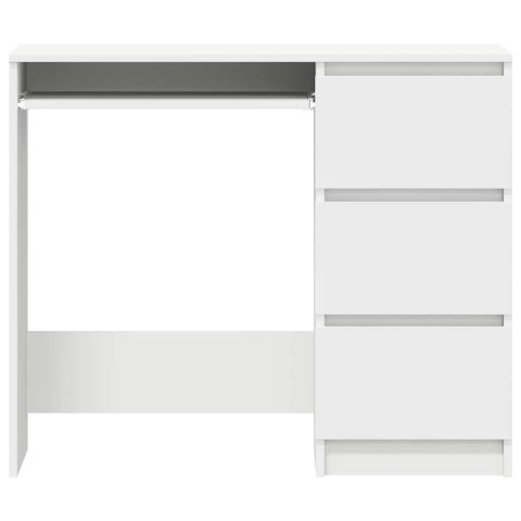 Biurko, białe, 90x45x76 cm, materiał drewnopochodny Biurko, białe, 90x45x76 cm, materiał drewnopochodny