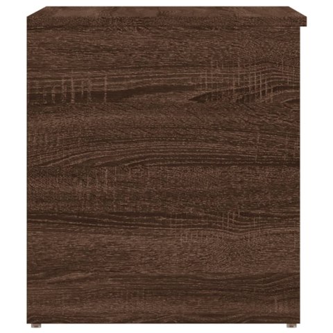 Skrzynia, brązowy dąb, 84x42x46 cm, materiał drewnopochodny Skrzynia, brązowy dąb, 84x42x46 cm, materiał drewnopochodny