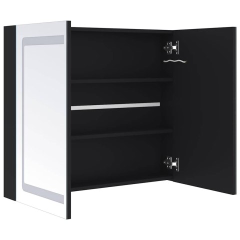 Szafka łazienkowa z lustrem i LED, 80x12,2x68 cm Szafka łazienkowa z lustrem i LED, 80x12,2x68 cm