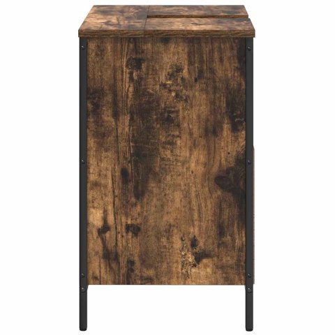 Szafka pod umywalkę łazienkową, przydymiony dąb, 60x34,5x60 cm Szafka pod umywalkę łazienkową, przydymiony dąb, 60x34,5x60 cm