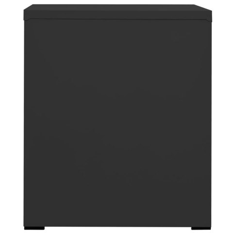 Szafka kartotekowa, antracytowa, 46x62x72,5 cm, stalowa Szafka kartotekowa, antracytowa, 46x62x72,5 cm, stalowa