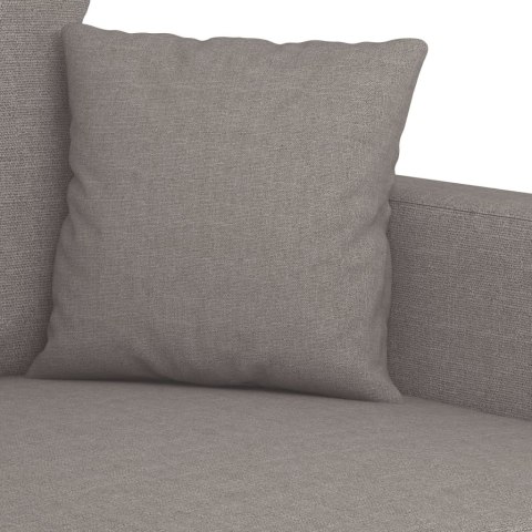  Sofa 2-osobowa, kolor taupe, 140 cm, tapicerowana tkaniną